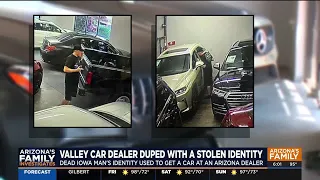 Mesa car dealer says dead man's ID was used to by a car