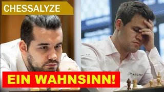 Kaum zu glauben😛| Nepomniachtchi vs Carlsen | Champions Chess Tour AI Cup