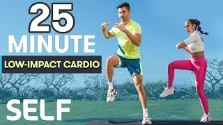 25-Minute Cardio Workout - Low-Impact, High-Intensity with No Equipment at Home | Sweat with SELF