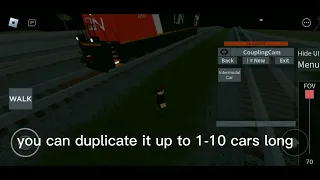 a tutorial for all of the new players on train simulator beta (roblox)