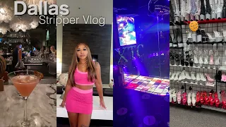 Chaotic Traveling Stripper Vlog| Dallas, Texas (My First Gentlemen’s Club)