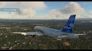 Microsoft Flight Simulator New York To Santiago Rd  A320 Jetblue