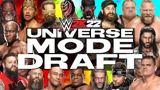 WWE 2K22 | Universe Mode - THE DRAFT!
