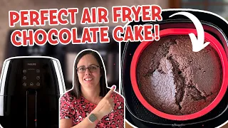 You MUST TRY Air Fryer Chocolate Cake (it is so GOOD!)