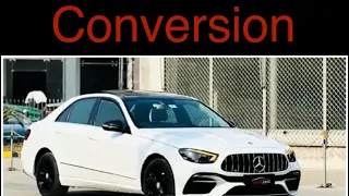 Mercedes E Class W212 (2011) Conversion To W213 (2023)