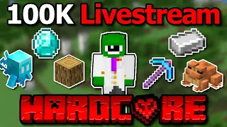 Eyecraftmc's 100,000 Subscriber HARDCORE Minecraft 🔴LIVESTREAM🔴 Q&A