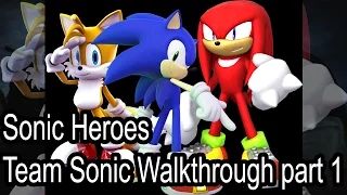 Sonic Heroes: Team Sonic - part 1 - 1080p 60fps - No commentary