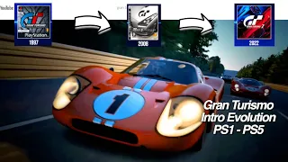 Gran Turismo Intro EVOLUTION 1997 (PS1)  - 2022 (PS5) + GT7 EASTER EGG!!