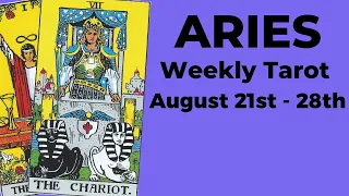 Aries: Take The RISK When You Receive This Message! 💙 August 21st - 28th WEEKLY TAROT READING