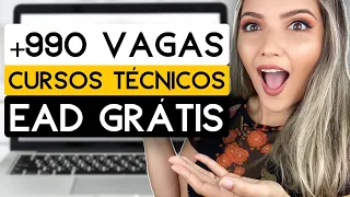 ⚠️ +990 VAGAS em 29 CURSOS TÉCNICOS GRATUITOS  ⚠️  | ONLINE e PRESENCIAL | Mari Rel