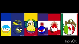 Todos unidos jamas vencidos (version countryballs) #countryballs #humor #parati #viral #polandball