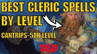 Best Cleric Spells by Level: DnD Class Spells #1