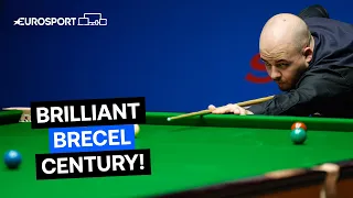 Luca Brecel Completes Incredible Century vs Ronnie O'Sullivan | 2023 Snooker Shanghai Masters