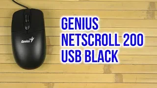 Распаковка Genius NetScroll 200 USB Black