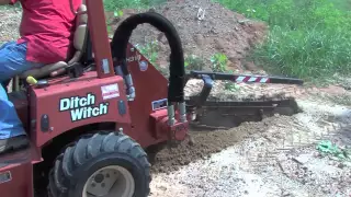 Ditch Witch RT40 Riding Trencher Demonstration
