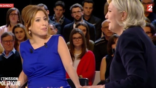 Le disque rayé de Léa Salamé face à Marine Le Pen