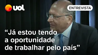 Alckmin responde se ainda tem sonho de chegar à presidência: 'Isso é destino'