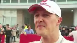 Interview with Michael Schumacher after the qualifying, Korean GP 2012