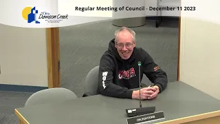 Regular Council Meeting - December 11, 2023