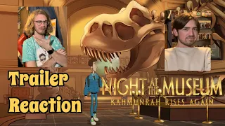 Night At The Museum: Kahmunrah Rises Again trailer reaction (ft Bradley Galyean) Disney+