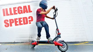 my new IRRESPONSIBLY FAST Electric Scooter?! -  40mph Varla Eagle One