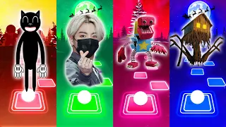 Cartoon Cat vs BTS vs Boxy Boo vs House Head  Tiles Hop EDM Rush