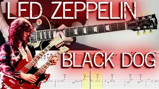 Black Dog - Led Zeppelin | Guitar Tab | Lesson | Tutorial & Score 🎸