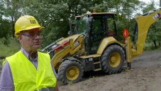 Cat® 428 Backhoe Loader Customer Story - P.U.H CYNK (Poland)