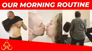 OUR MORNING ROUTINE // DISABLED MARRIED COUPLE