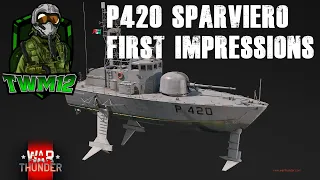 War Thunder P 420 Sparviero First Impressions