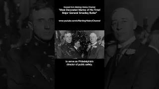 General Smedley Butler - Part 8-  “Director of Public Safety”