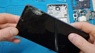 Samsung Galaxy A72 Screen Replacement With Frame New Back Cover