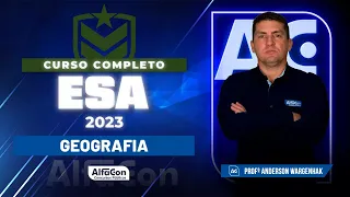 Concurso ESA 2023 - Curso Completo - Geografia | Alfacon