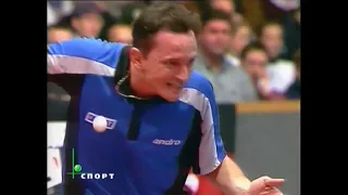 Table tennis Croatia 2003 Jean Michel Saive - Timo Boll