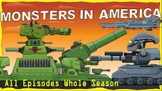 "All episodes Monsters in America first season" Cartoons about tanks