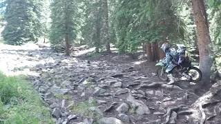 Would you ride double up Timberline Trail in Taylor Park, Colorado