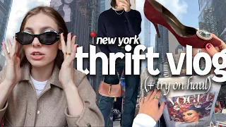 thrift with me in NEW YORK CITY! 🚕🗽(it was SO GOOD omg) | vlog