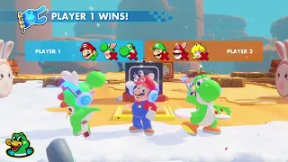 Mario + Rabbids Kingdom Battle 46 Versus battles in Sherbet Desert + Ancient Gardens