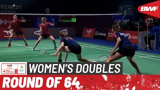 TotalEnergies BWF World Championships 2021 | Magnusson/Nistad (SWE) vs Busch/Schulz (DEN) | R64