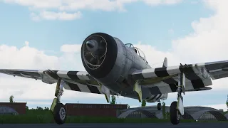 DCS: P-47D - New Landing Gear Physics