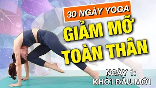 Thử thách Yoga 30 ngày giảm mỡ toàn thân - ngày 1 - Yoga sức mạnh toàn diện  | Hoàng Uyên Yoga