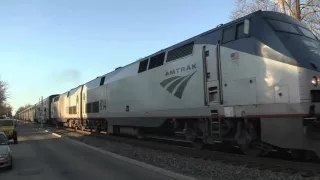 Amtrak 52, Auto Train, Ashland, VA 1 31 16