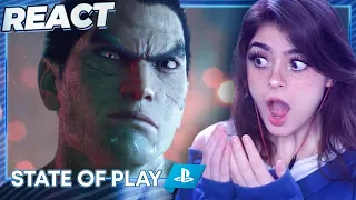 TEKKEN 8 TRAILER AT STATE OF PLAY!!!!!!!! feat God of War Ragnarök & Stellar Blade [REACTION]