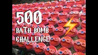 ⚡ 500 BATH BOMB CHALLENGE! ⚡