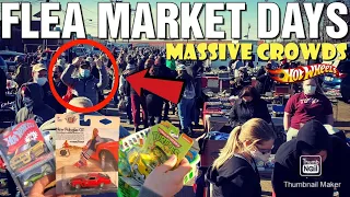 Flea market days | Overcrowded market | Hot wheels grail found | Toy hunting | Vintage | Diecast