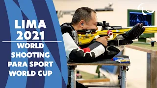 Lima 2021 | Day 1 | R7 - Men's 50m Rifle 3 Positions SH1 | World Shooting Para Sport World Cup