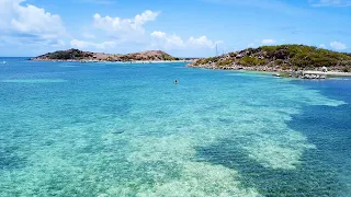 Caribbean Islands: 8 Minutes of Tropical Island Calm (4K Drone Video - St. Martin)