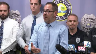Delray Beach police announce suspect's arrest after body found in suitcases