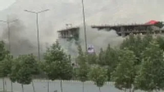 Aftermath of Taliban attack on parliament
