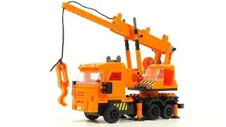 Gorod Masterov 8807 Kamaz Truck Crane | Construction playset for LEGO FANS